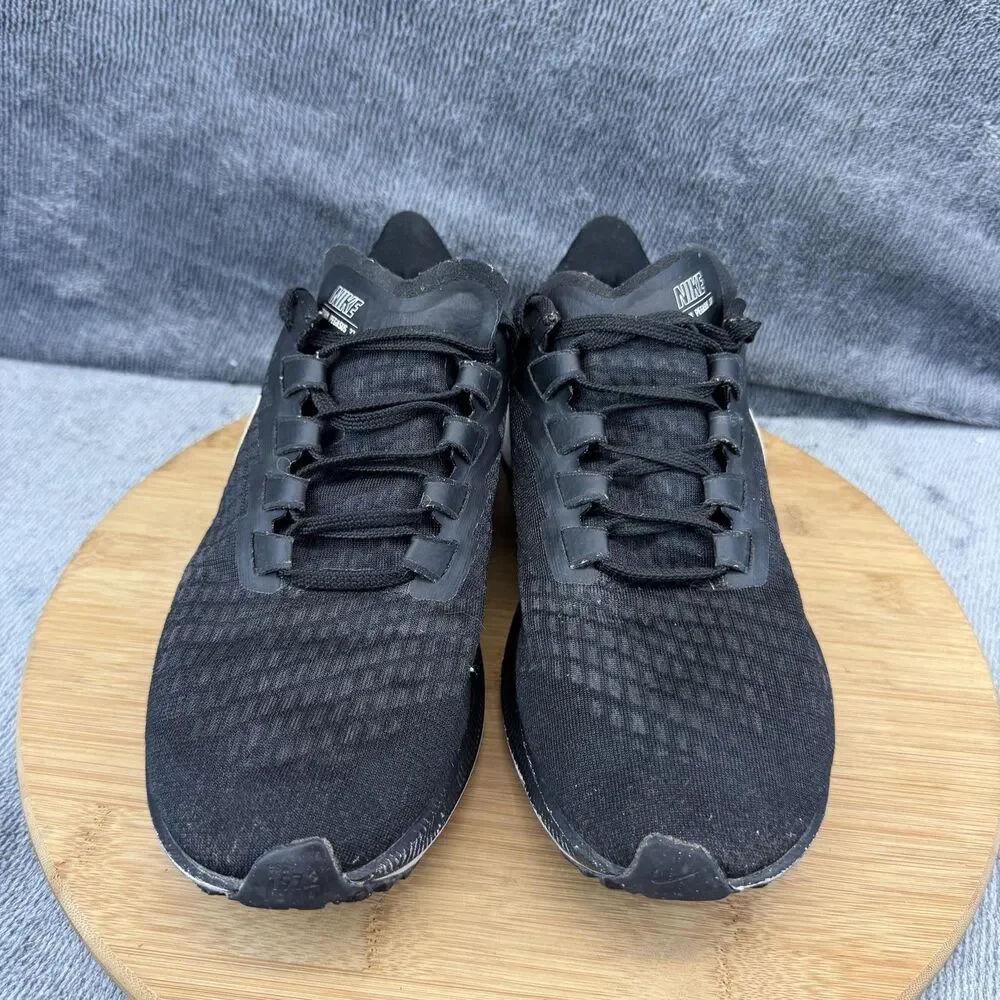 Nike Zoom Pegasus Shoes Womens Size 8.5 Black Running Sneakers BQ9647-002